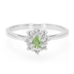 Chrom-Turmalin-Silberring