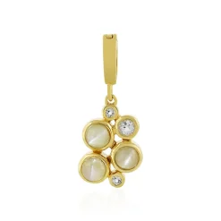 Chrysoberyll-Katzenauge-Silberanhänger