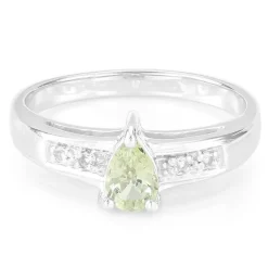 Chrysoberyll-Silberring