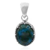 Chrysokoll-Silberanhänger (Art of Nature)