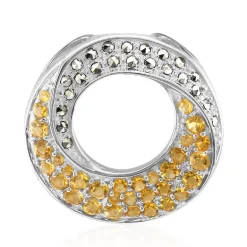 Citrin-Silberanhänger (Annette classic)