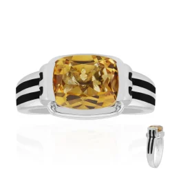 Citrin-Silberring (Remy Rotenier)