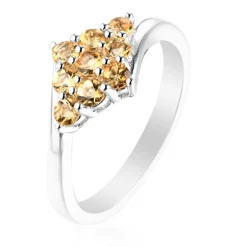 Cognac-Skapolith-Silberring