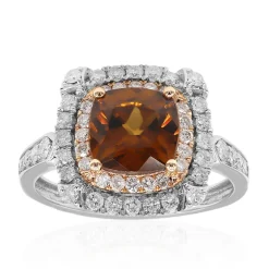 Cognac-Zirkon-Goldring (CIRARI)