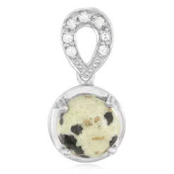 Dalmatiner-Jaspis-Silberanhänger