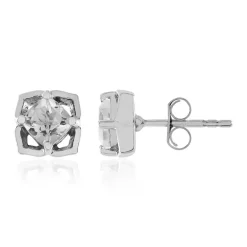 Danburit-Silberohrringe