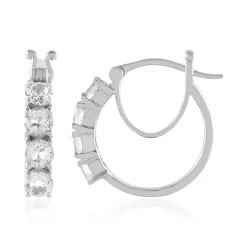 Danburit-Silberohrringe