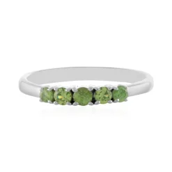 Demantoid-Silberring