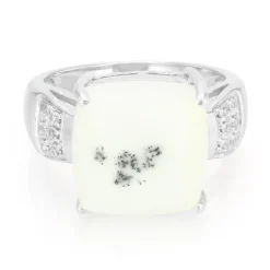 Dendriten-Achat-Silberring