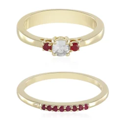 Edelstein-Goldringe (Adela Gold)