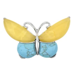 Edelstein-Silberanhänger