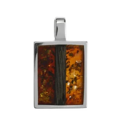 Edelstein-Silberanhänger