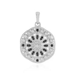 Edelstein-Silberanhänger