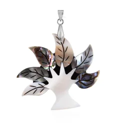 Edelstein-Silberanhänger