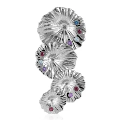 Edelstein-Silberanhänger