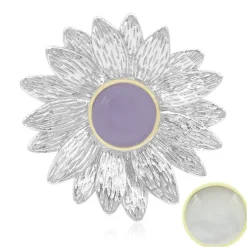 Edelstein-Silberanhänger