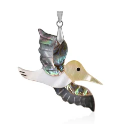 Edelstein-Silberanhänger