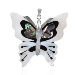 Edelstein-Silberanhänger