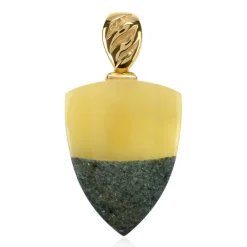 Edelstein-Silberanhänger