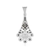 Edelstein-Silberanhänger