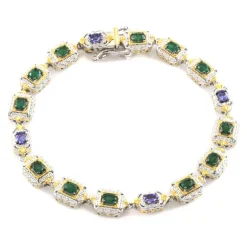 Edelstein-Silberarmband (Gems en Vogue)