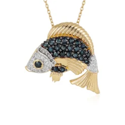 Edelstein-Silberhalskette