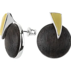 Edelstein-Silberohrringe