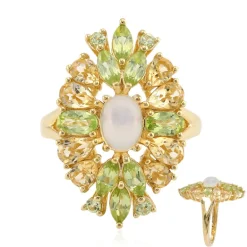 Edelstein-Silberring