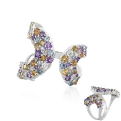 Edelstein-Silberring