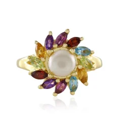 Edelstein-Silberring