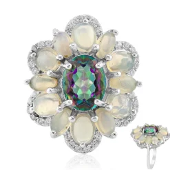 Edelstein-Silberring