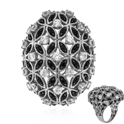 Edelstein-Silberring