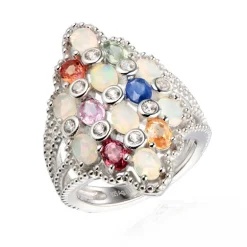 Edelstein-Silberring