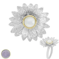 Edelstein-Silberring