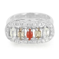 Edelstein-Silberring