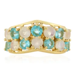 Edelstein-Silberring