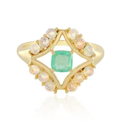 Edelstein-Silberring