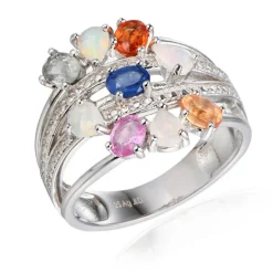 Edelstein-Silberring