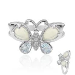 Edelstein-Silberring