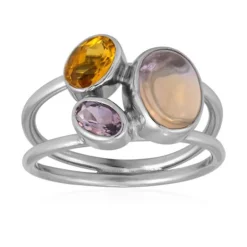 Edelstein-Silberring