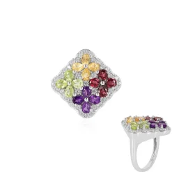 Edelstein-Silberring