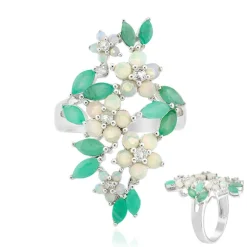 Edelstein-Silberring