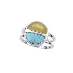 Edelstein-Silberring