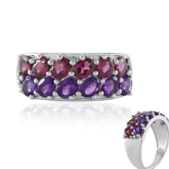 Edelstein-Silberring