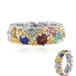 Edelstein-Silberring (Gems en Vogue)