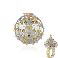 Edelstein-Silberring (Gems en Vogue)