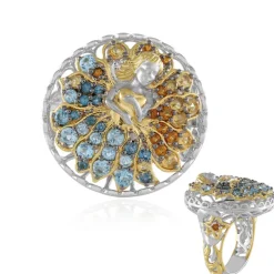 Edelstein-Silberring (Gems en Vogue)