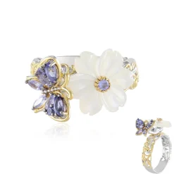 Edelstein-Silberring (Gems en Vogue)