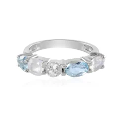 Edelstein-Silberring (KM by Juwelo)