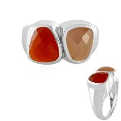 Edelstein-Silberring (KM by Juwelo)